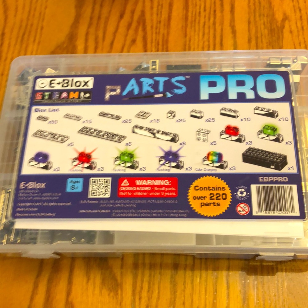 E Blox Steam Parts Pro LED Building Blocks Set compatible with K’Nex New NIB